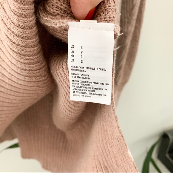american eagle | hooded ombré sweater - Picture 6 of 6